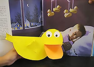 paper duck art project for Jin Woo