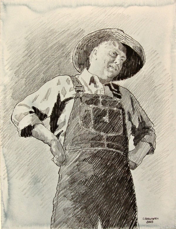 farmer john illustration