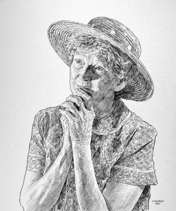 grandmother's hope illustration by Chris Soentpiet