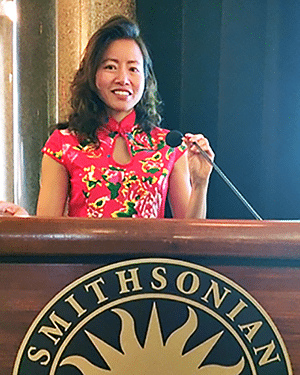 Yin speaking at the Smithsonian Institute 300x375