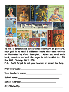 Image of Getting to Know Chris Soentpiet Project Booklet