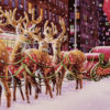 SANTA'S REINDEERS (fine art print) - Image 4